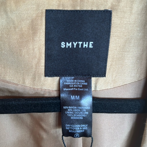 Smythe Surplus Cargo Blazer Blazer In Camel, NWT, M, MSRP $800 - Picture 6 of 8